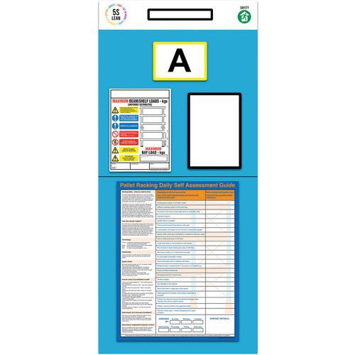 Rack Assessment Shadow Boards For Rack Ends - Single Aisles - Modulean