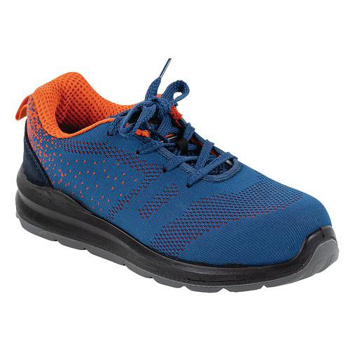 Blue/Orange Unisex Safety Trainer - Steel Toecap - 36-48 - Portwest UK