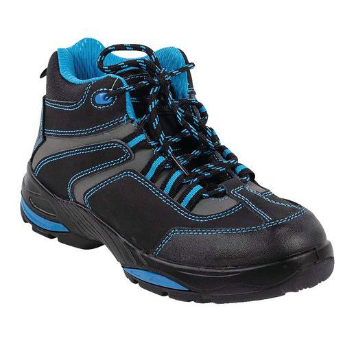 Black/Blue Unisex S3 ESD Resistant Safety Trainer - 37-48 -Portwest UK