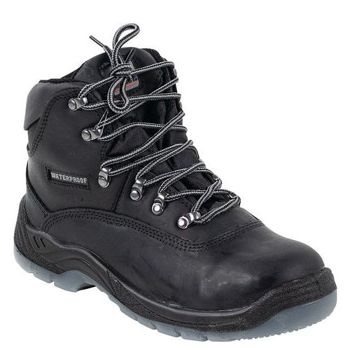 Black S3 ESD Waterproof Unisex Safety Boots - Size 38-48 - Portwest UK