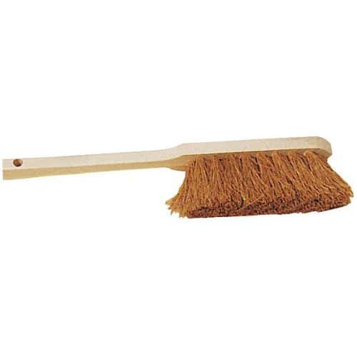 Scrub brush with three rows of coconut-fibre bristles - Mondelin