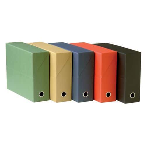 Cardboard box file or archive box - Back width 9 cm - Elba