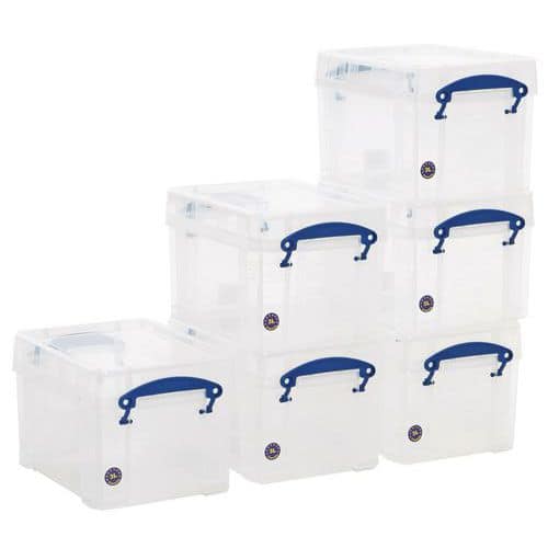 Clip Lock Box - 3 L - Clear - Really Useful