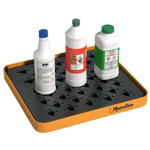 Square laboratory spill tray, 5 l - Manutan Expert
