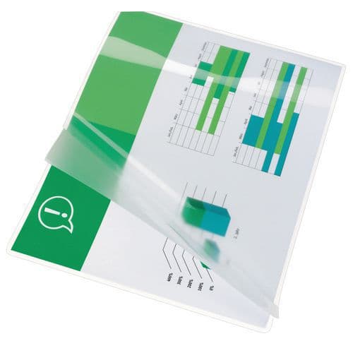 GBC A5 standard laminating pouches, 2 x 75 microns