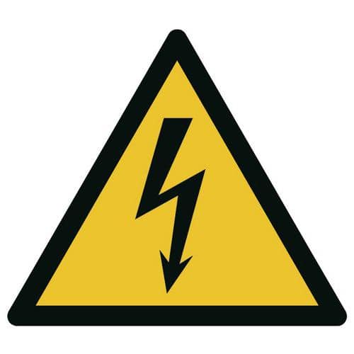 Danger Sign - Electrical voltage - Rigid