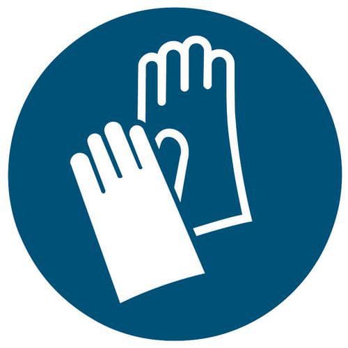 Mandatory sign - Wear protective gloves - Rigid