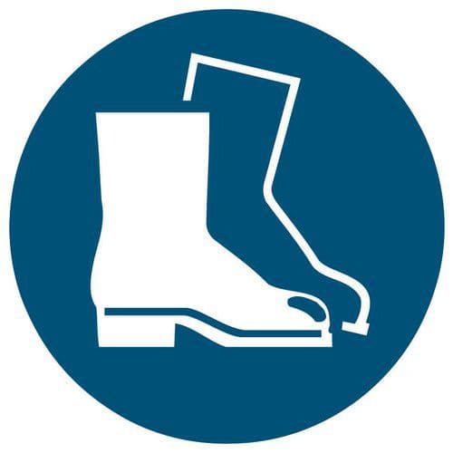 Mandatory sign - Wear safety footwear - Rigid