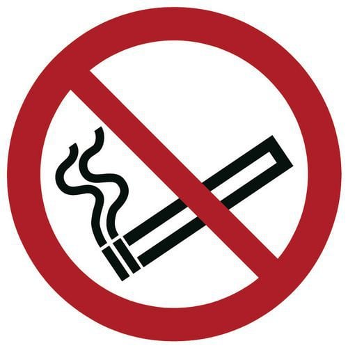 Prohibition sign - No smoking - Rigid