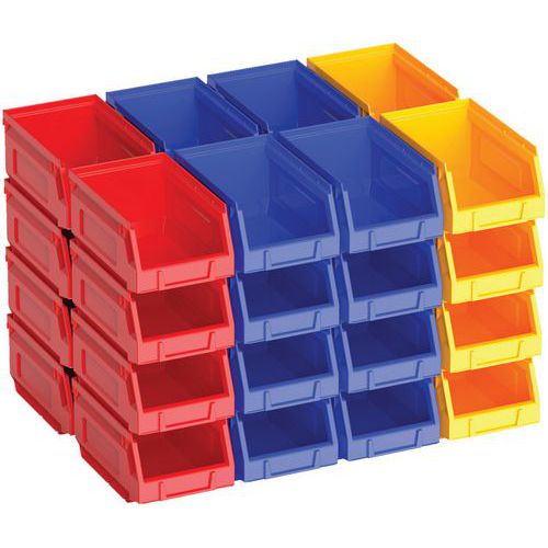 32 Small Parts Bin Kit - Different Sizes - Louvre Tool Storage - Bott