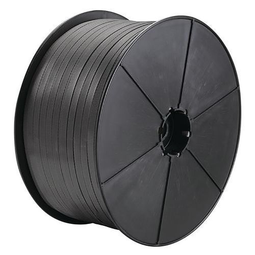 Manual polypropylene strapping, black - Manutan Expert