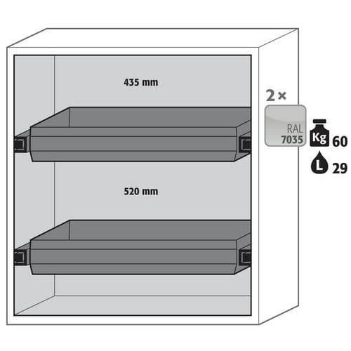 S-CLASSIC90 Cabinet Door Hold - 1298x1196mm - Asecos