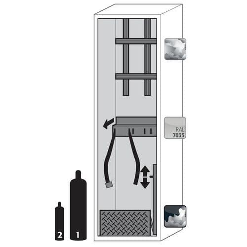 G-ULTIMATE-90 cabinet - 1x50L - Comfort - 598mm - Asecos