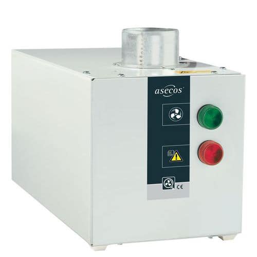 Extraction unit with air flow control - 14220