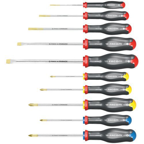Set of 10 Protwist® screwdrivers - Facom