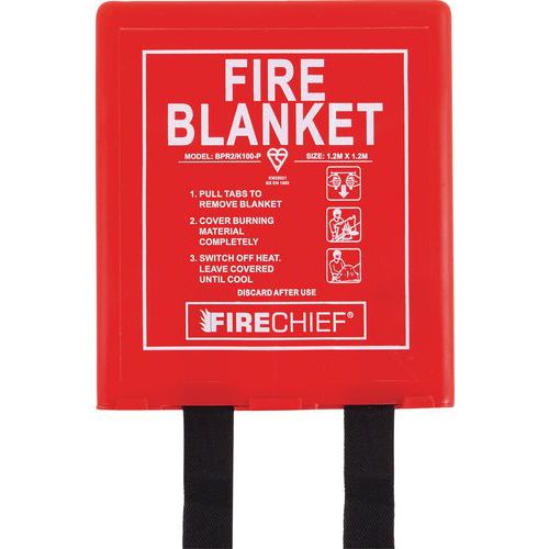 Fire Blankets with Rigid Case