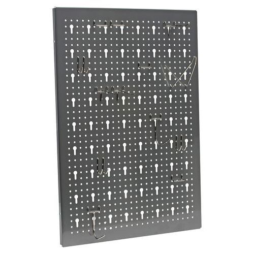 Multi Stor Pegboard + Pack of Assorted Hooks