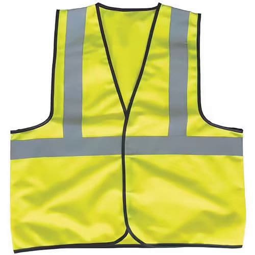 Yellow high-visibility vest - Manutan