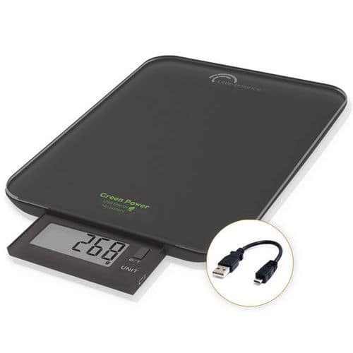 Postal and parcel scale 10 kg/1 g with rechargeable battery - Lb Office