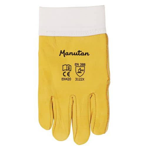 Waterproof leather gloves - Manutan Expert