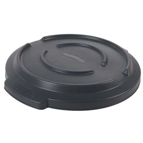 Clip-on lid for round food-grade container - 85 l - Manutan Expert
