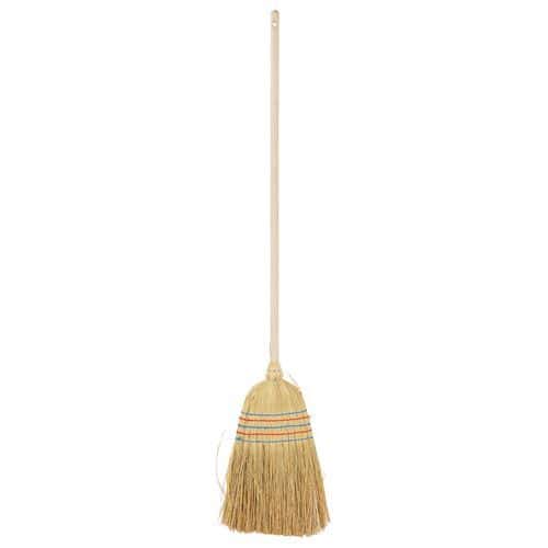 Sorghum broom with natural wood handle - Manutan Expert