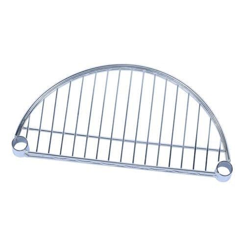 Semi-Circular Extra Shelf for Chrome Wire Shelving Bays - 455d