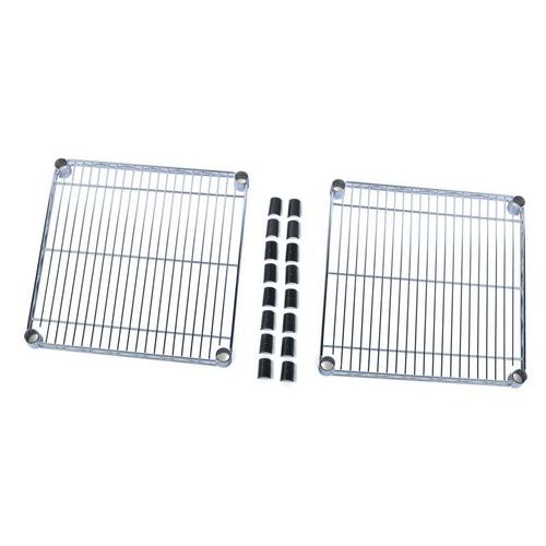 Chrome Wire Shelving Extra Square Shelf (Pack of 2)