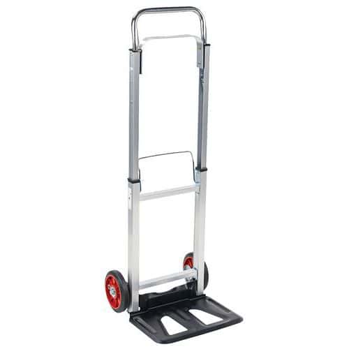 Aluminium Sack Truck - Rubber Wheels - 90kg Capacity - Manutan Expert