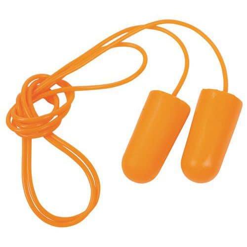 Ear Plugs with Cord - Manutan Expert