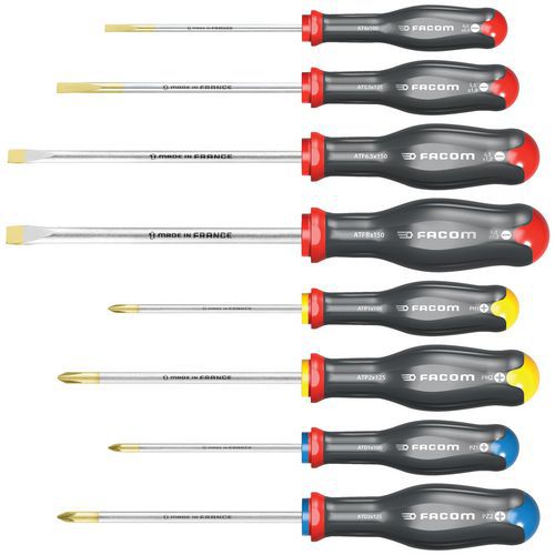 Set of eight Protwist® screwdrivers - Facom
