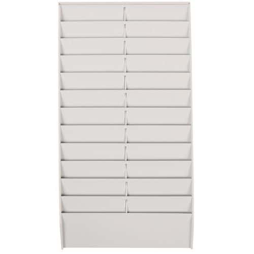 Wall-mounted badge holder with 24 compartments - Paperflow