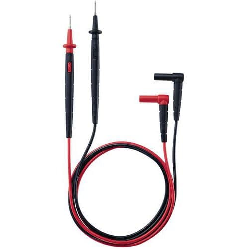 Set of 2-mm measuring cables (angled plug) for 0590 0009 - Testo