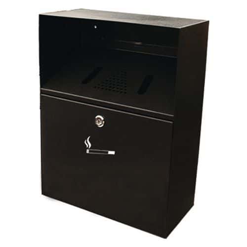 Wall-mounted ashtray with canopy - 4 l