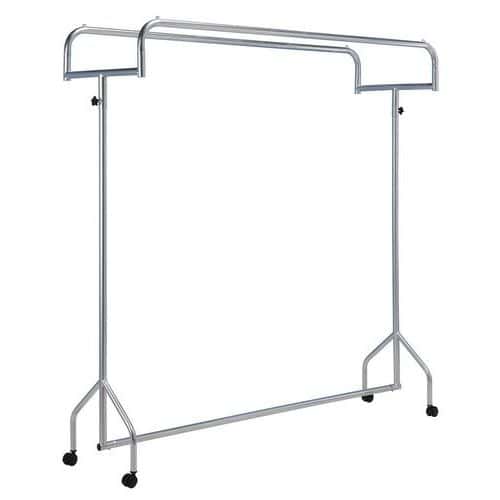 Mobile Twin Top Clothes Rails