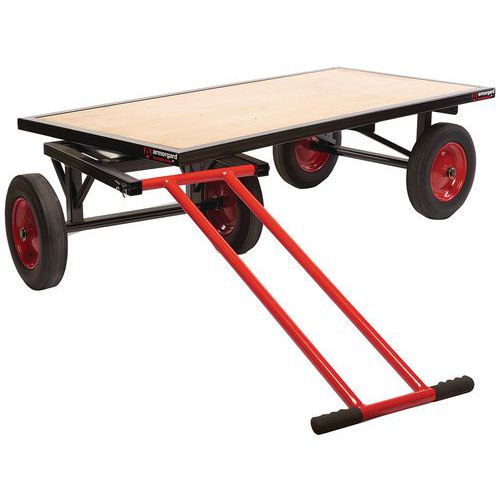 Armorgard Turntable Truck - Heavy Duty 1000kg UDL Platform Trolley