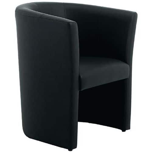 Pio faux leather armchair - Linea Fabbrica