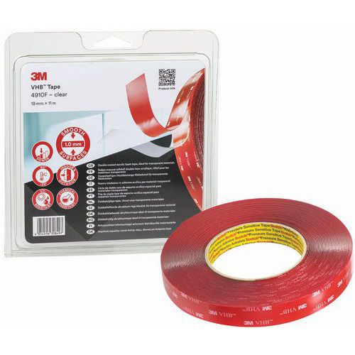 VHB™ double-sided clear acrylic foam adhesive tape - 4910F - 3M