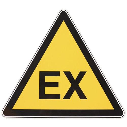 Warning sign - Explosive atmosphere - Aluminium - Manutan Expert