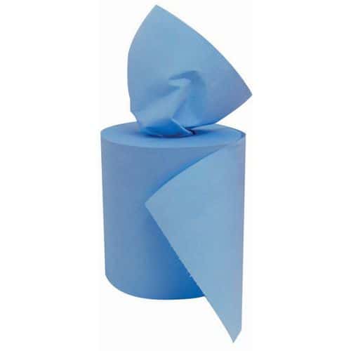 Maxi wiping paper roll - Blue