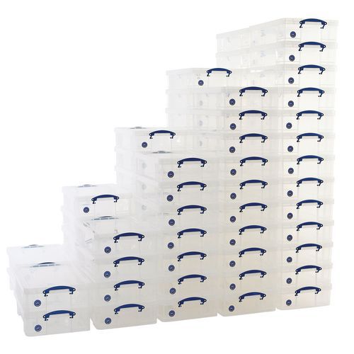 Clip Lock Box - 33 L - Clear - Really Useful