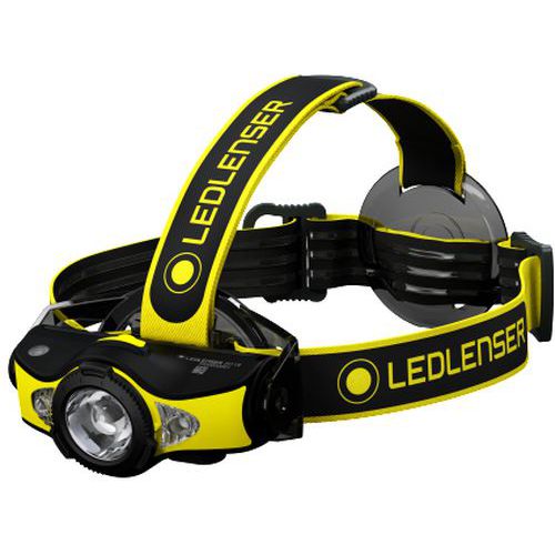 Bluetooth-compatible rechargeable head torch - Ledlenser