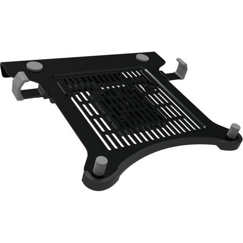 Black Laptop Cradle Accessory For Easy Adjust Chair Arms