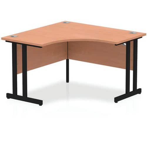 Home/Office Corner Desk - 1.2m Wide - Cantilever Legs - Impulse