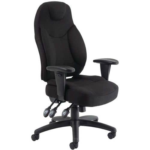 Executive Ergonomic Office Chair - Fabric/Leather - Cantilever -Galaxy