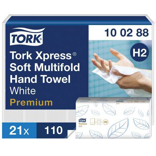 Premium H2 multifold hand towel - Tork
