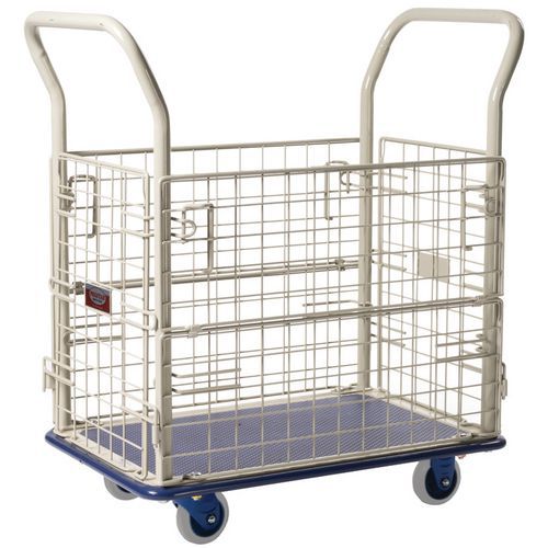 Mesh Container Platform Trolleys