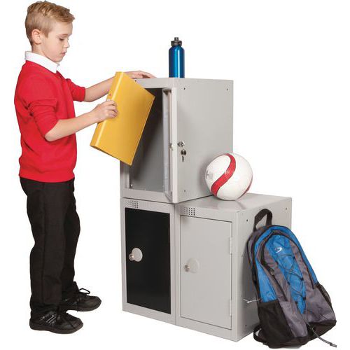 Small Primary School Locker - Anti-Bacterial - Cylinder Lock - Elite