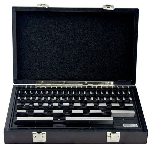 Gauge block set - 47 piecess - Manutan Expert