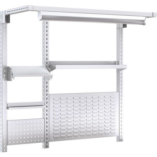 Bott Cubio 1500mm Frame Kit. x2 Shelves, Light, Bin Rail & Panels